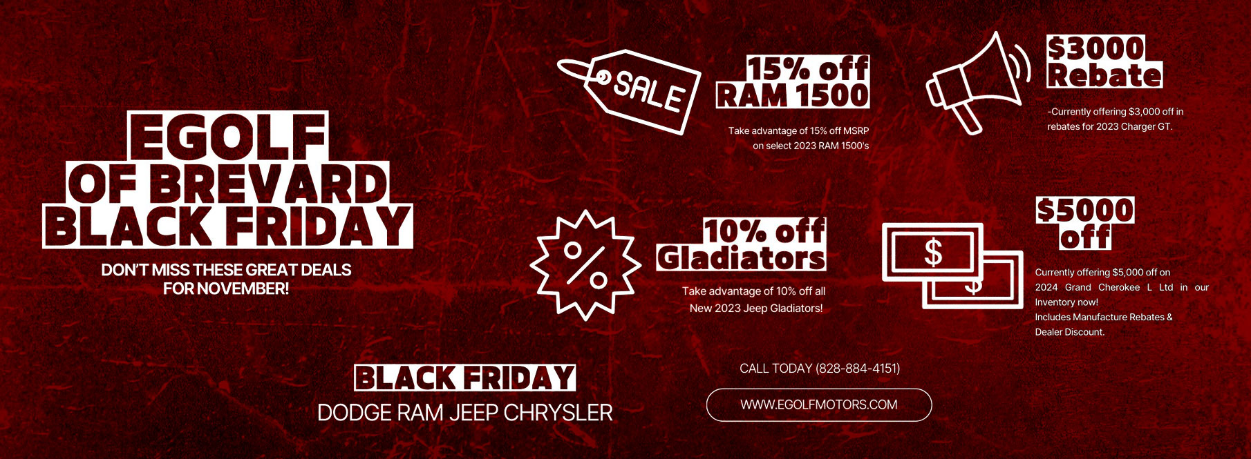 Egolf Motors - Black Friday Deals